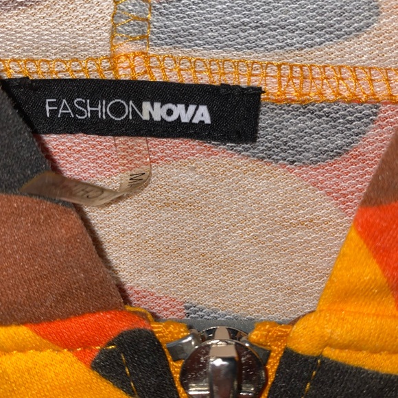 Cropped orange army hoodie - Picture 9 of 12